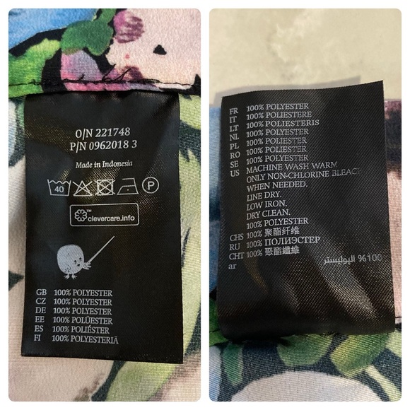 Monki Sigrid ASOS | Floral Button Down Midi Skirt in Blue Poppy Print - Picture 7 of 11